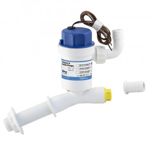 Twinport Aerator Pump 1100GPH 12V Angled